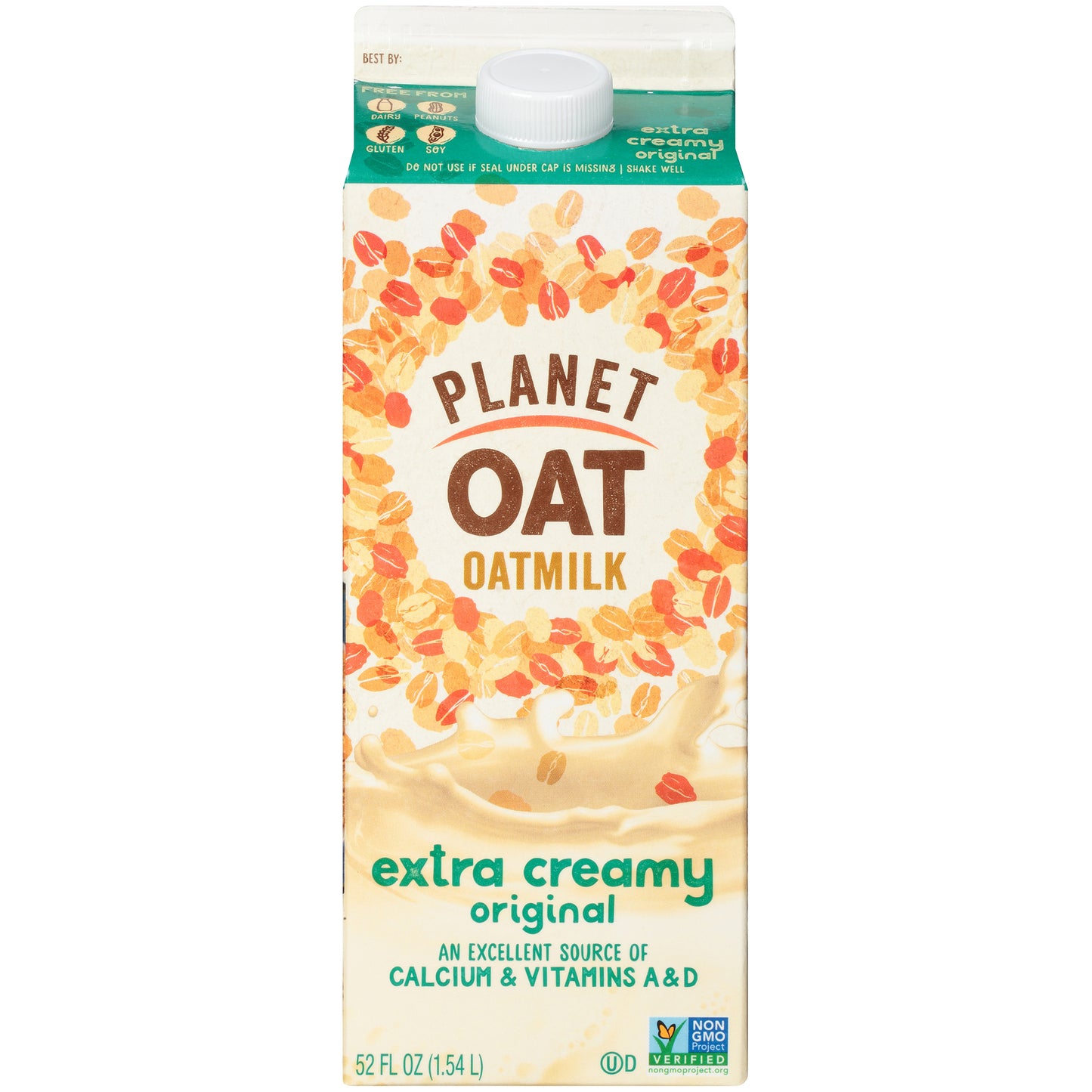 Planet Oat Extra Creamy Original Oatmilk 52 fl. oz. Carton