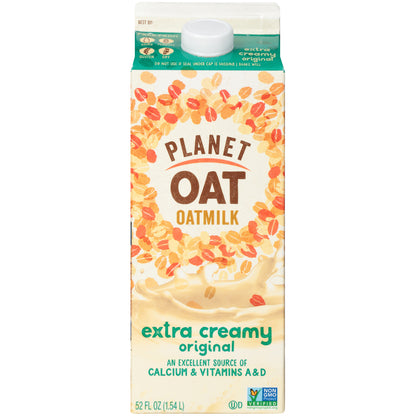 Planet Oat Extra Creamy Original Oatmilk 52 fl. oz. Carton