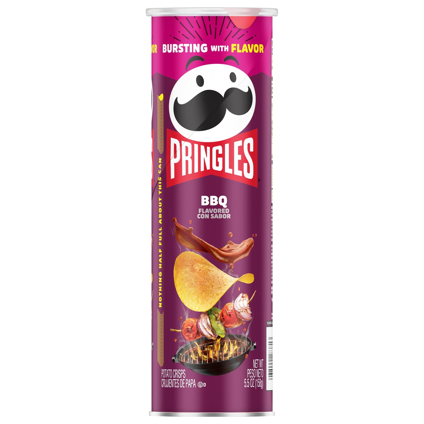 Pringles BBQ Flavored Potato Crisps 5.5 oz