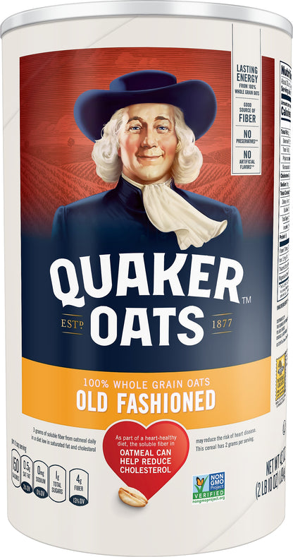 Quaker Oats Old Fashioned 100% Whole Grain Oats 42 oz