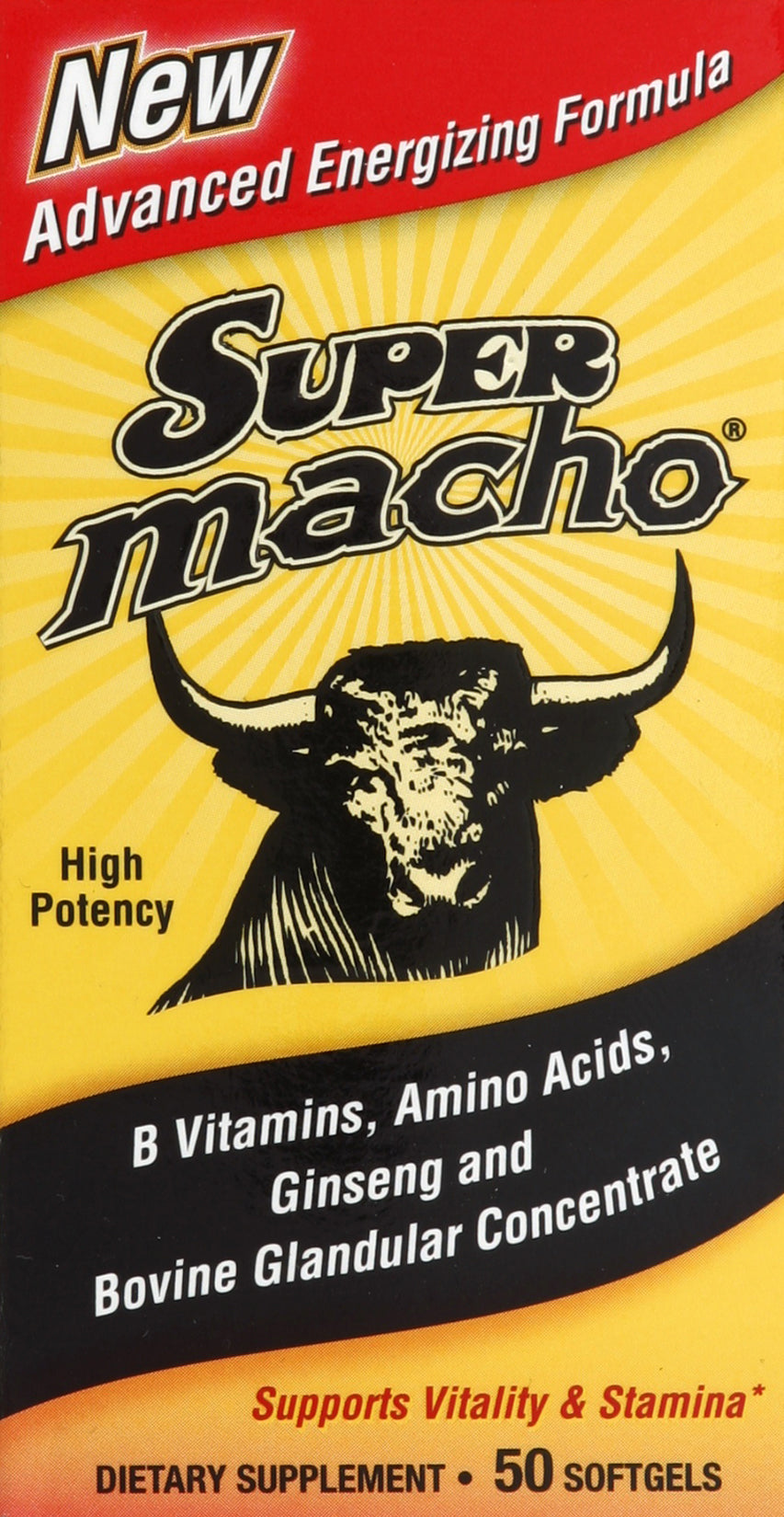 Super Macho Advanced Energizing Formula 50 ea