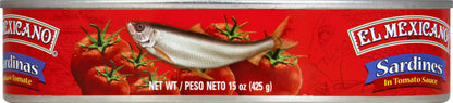 El Mexicano Sardines 15 oz
