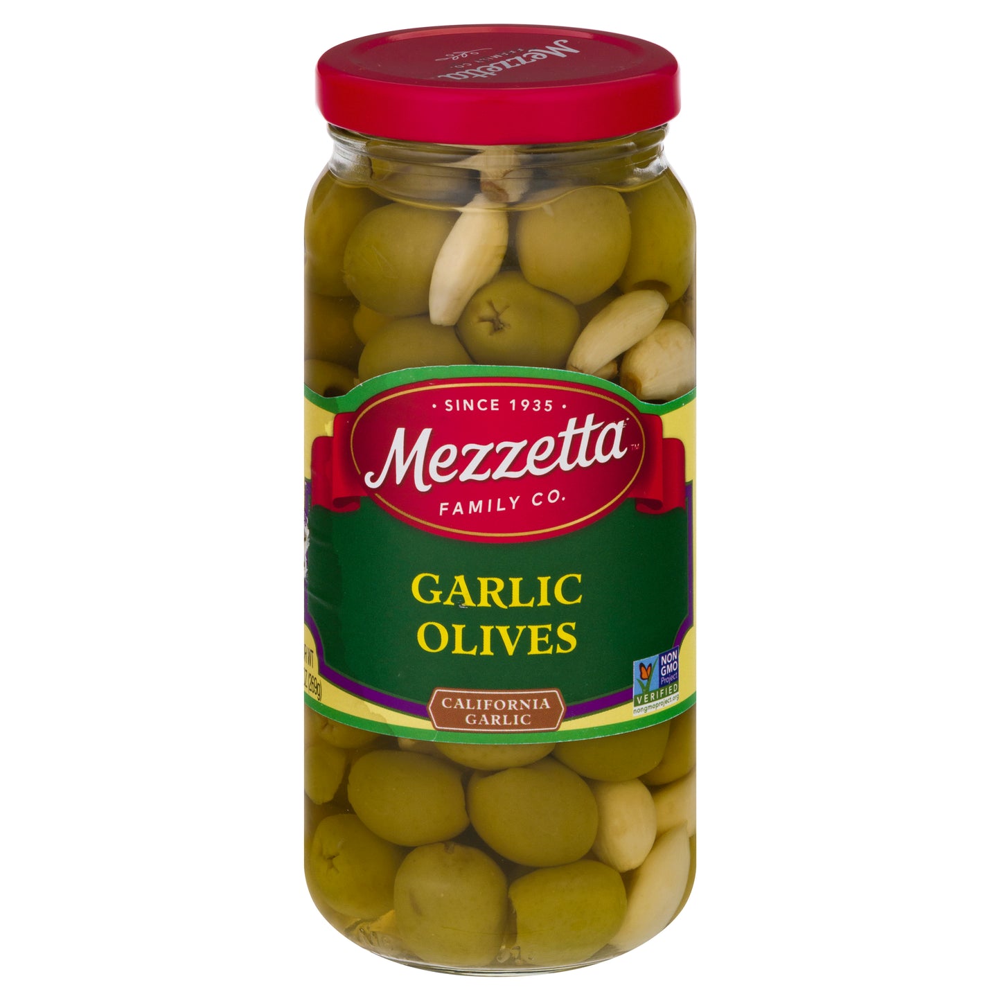 Mezzetta Garlic Olives 9.5 oz