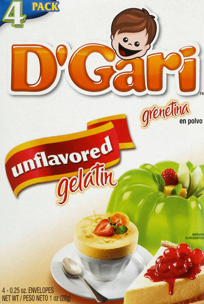 D'Gari Gelatin 4 ea