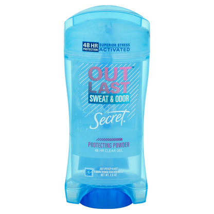 Secret Outlast Clear Gel Protecting Powder Antiperspirant 2.6 oz