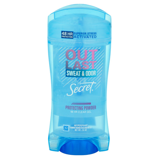 Secret Outlast Clear Gel Protecting Powder Antiperspirant 2.6 oz