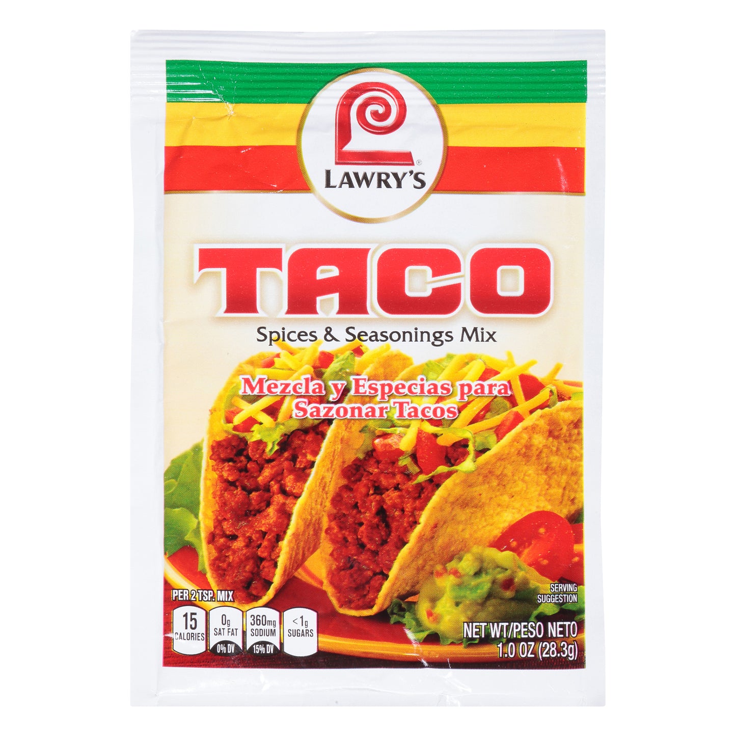 Lawry's® Taco Spices & Seasonings Mix 1.0 oz Packet
