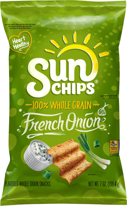 SunChips Flavored Whole Grain Snacks French Onion 7 Oz