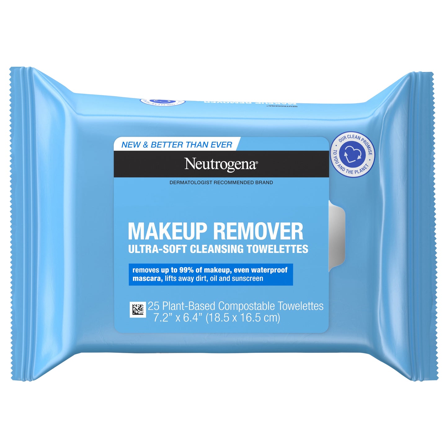 Neutrogena Makeup Remover Cleansing Towelettes & Face Wipes, 25 ct