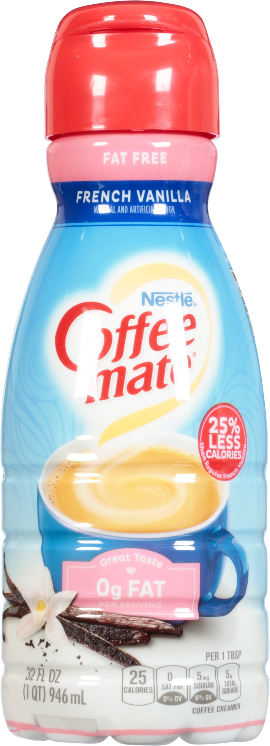 Coffee-Mate Fat Free French Vanilla Coffee Creamer 32 fl oz