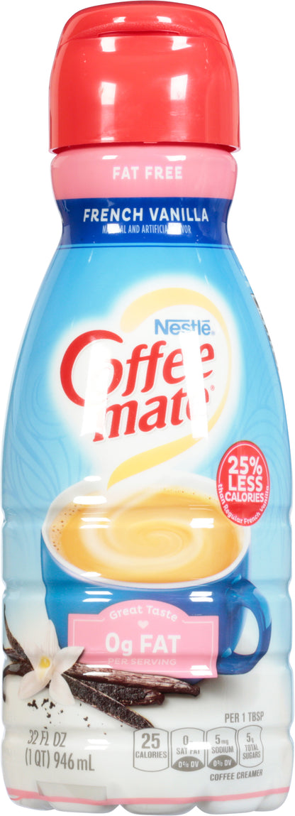 Coffee-Mate Fat Free French Vanilla Coffee Creamer 32 fl oz