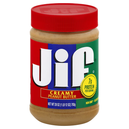 Jif Creamy Peanut Butter 28 oz