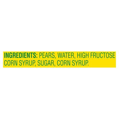 Del Monte Pear Halves 15.25 oz Can