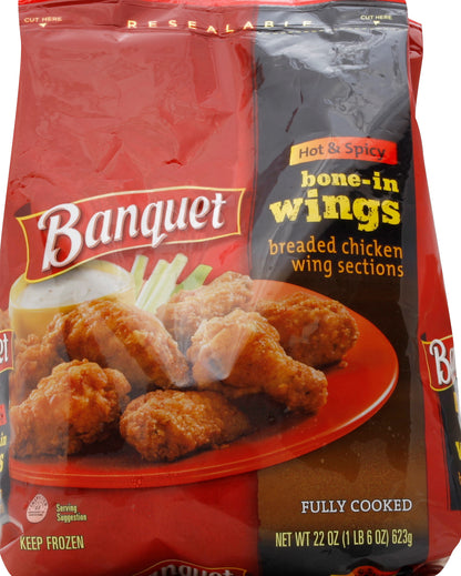 Banquet Wings 22 oz