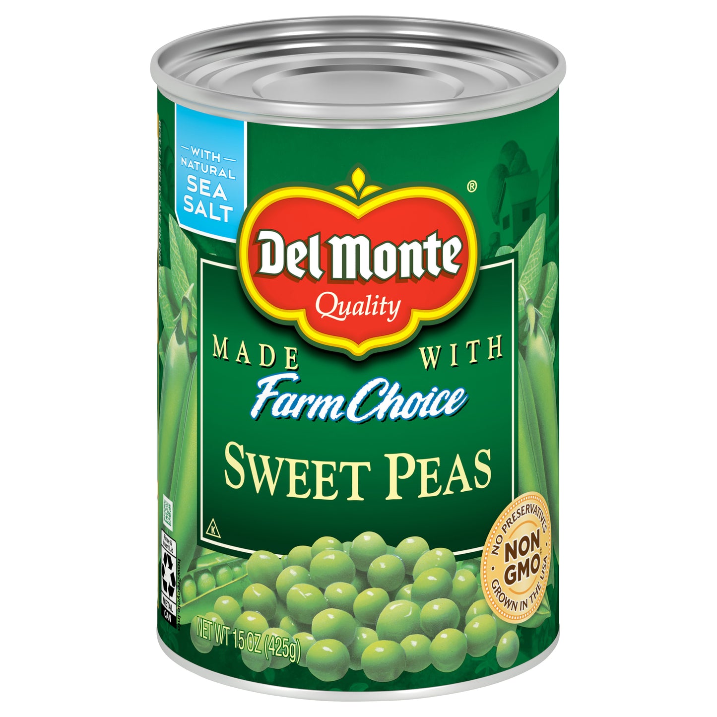 Del Monte Sweet Peas 15 oz Can