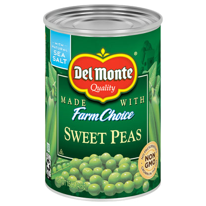 Del Monte Sweet Peas 15 oz Can