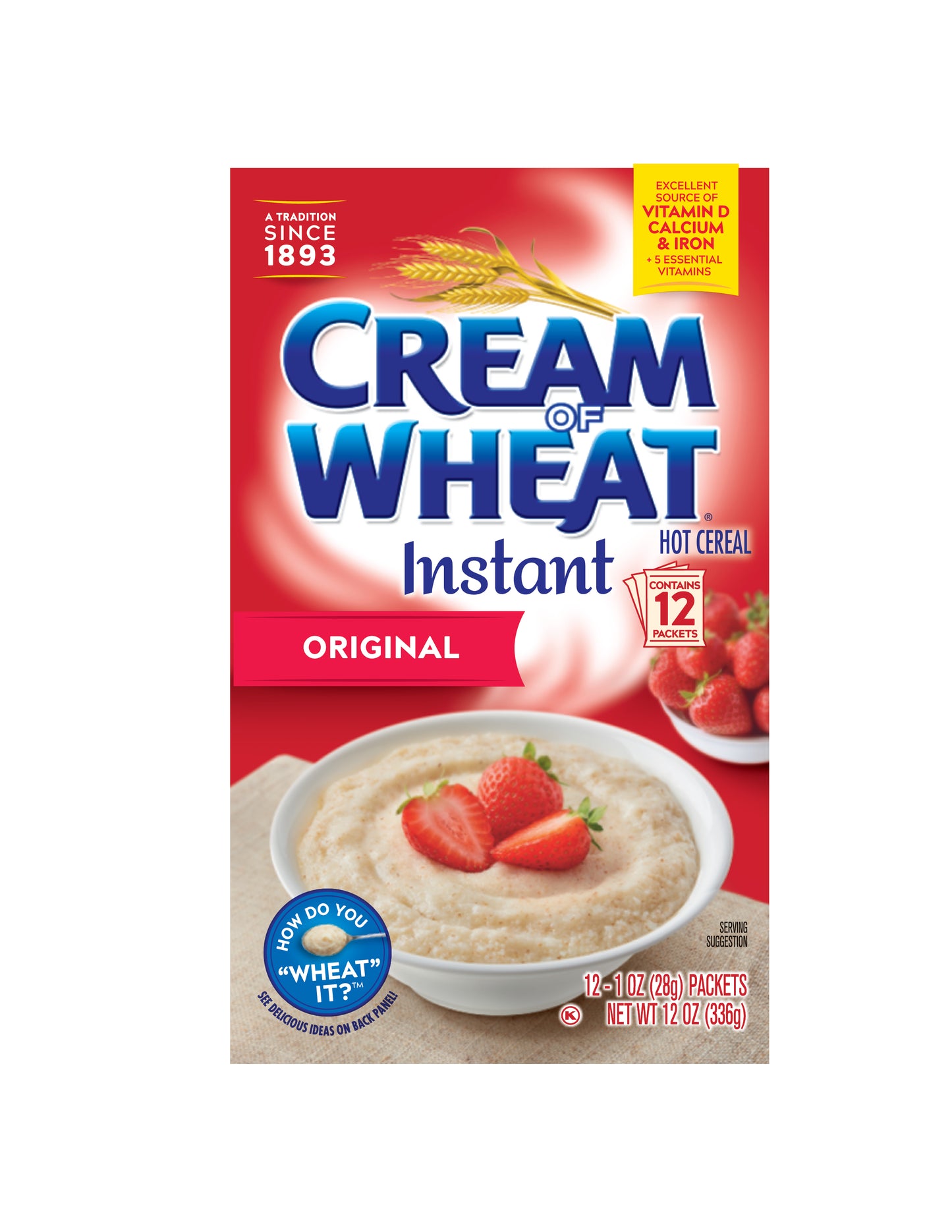 Cream of Wheat® Original Instant Hot Cereal 12-1 oz. Packets