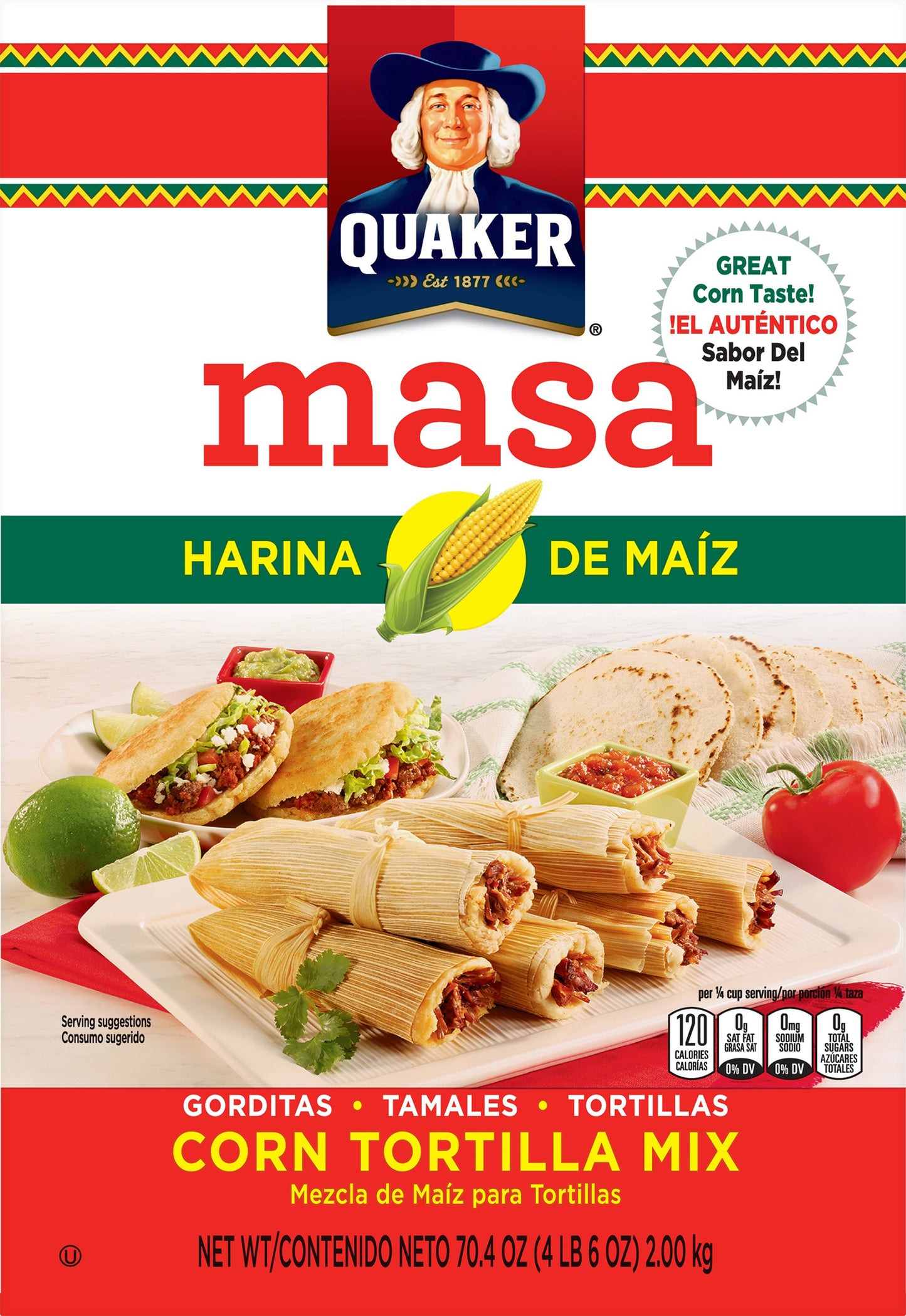 Quaker Corn Tortilla Mix 70.4 oz