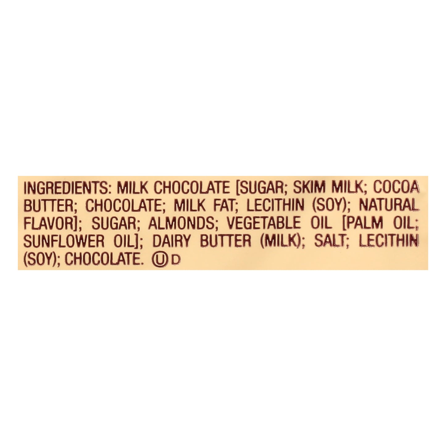Hershey's Symphony Giant Creamy Almonds & Toffee Chips Milk Chocolate 6.8 oz