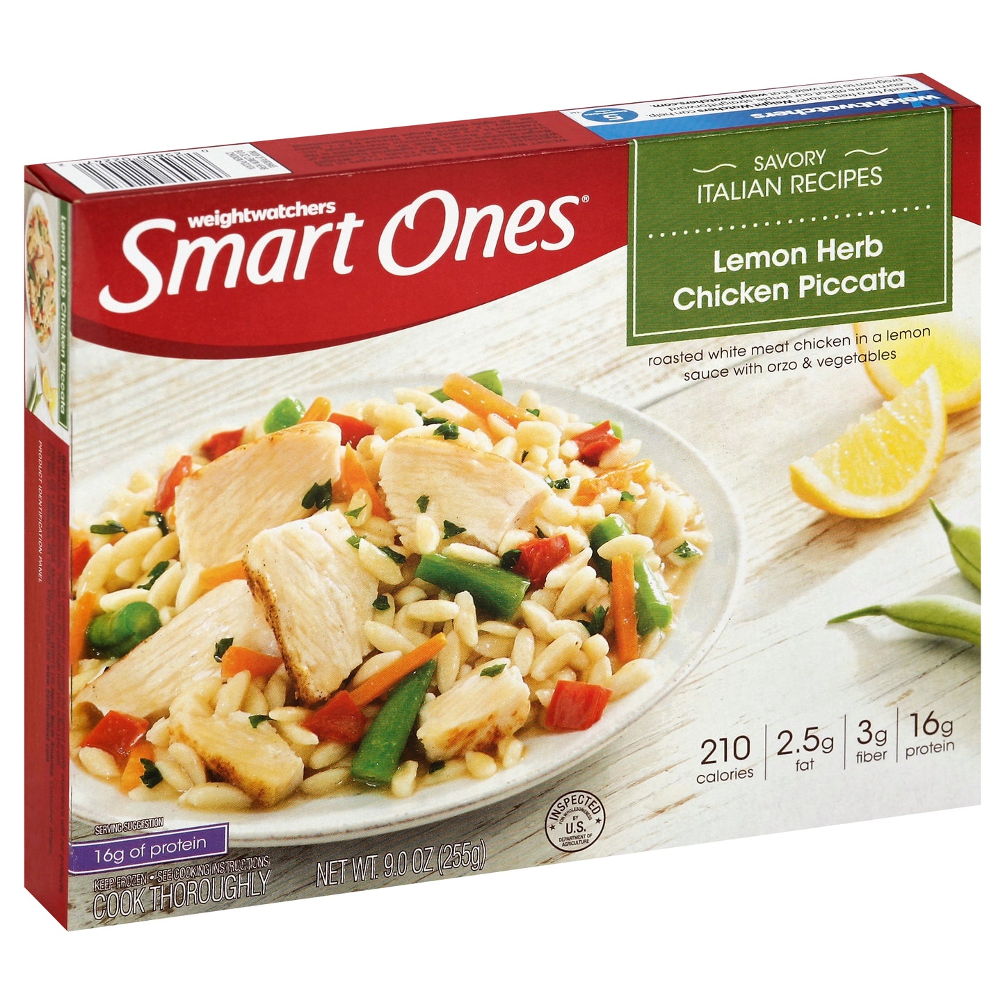 Smart Ones Savory Italian Recipes Lemon Herb Chicken Piccata 9 oz