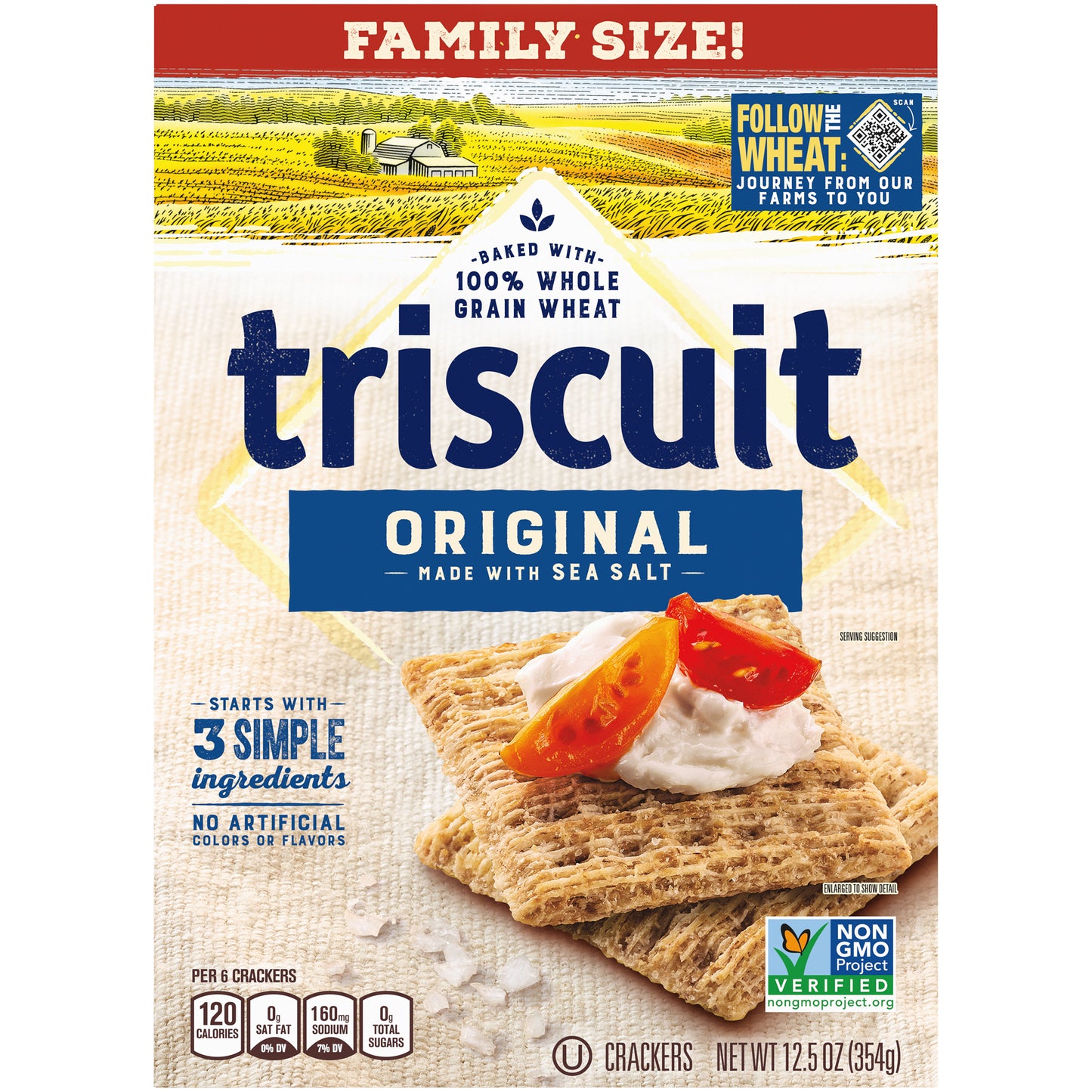 Nabisco Triscuit Original Crackers 12.5 oz. Box