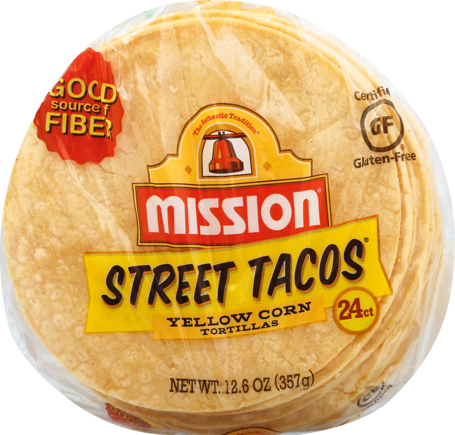 Mission Street Tacos Yellow Corn Tortillas 24 ea