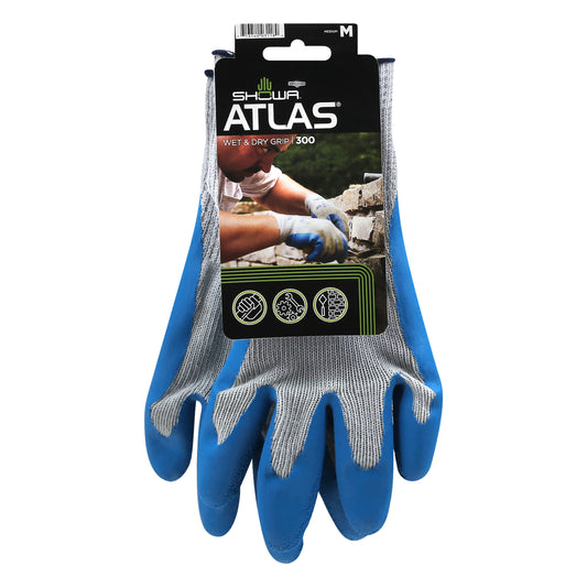 Showa Atlas Medium Wet & Dry Grip 300 Gloves 1 pr