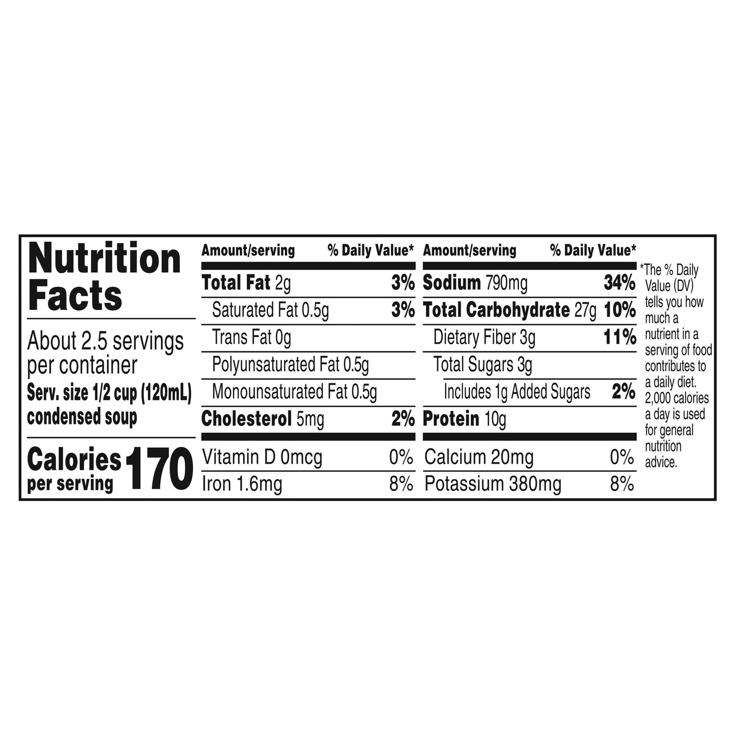 Campbell's Split Pea with Ham & Bacon Condensed Soup 11.5 oz