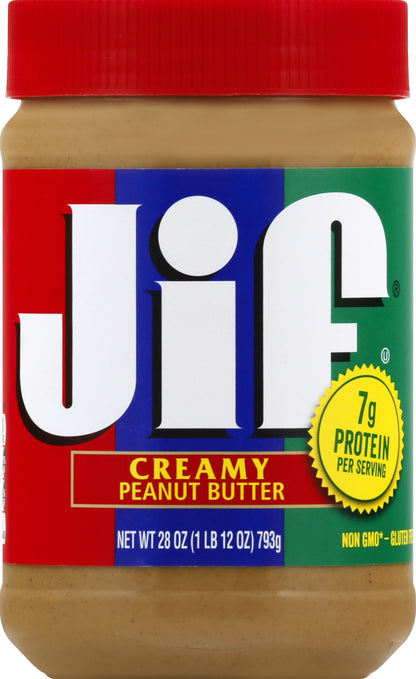 Jif Creamy Peanut Butter 28 oz