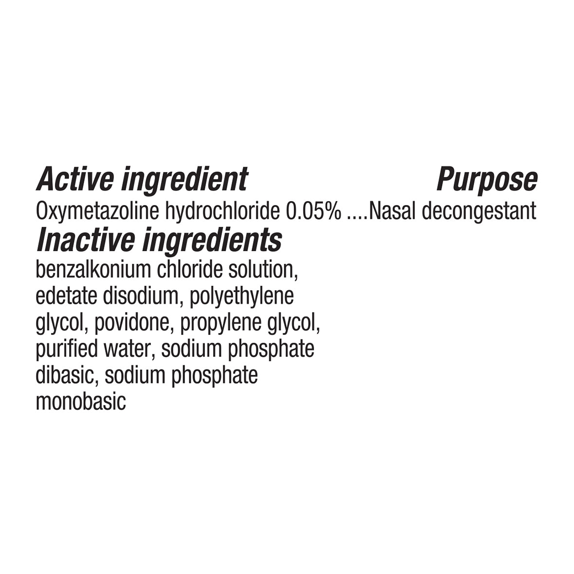 Afrin Original Maximum Strength Pump Mist 0.5 fl oz Box