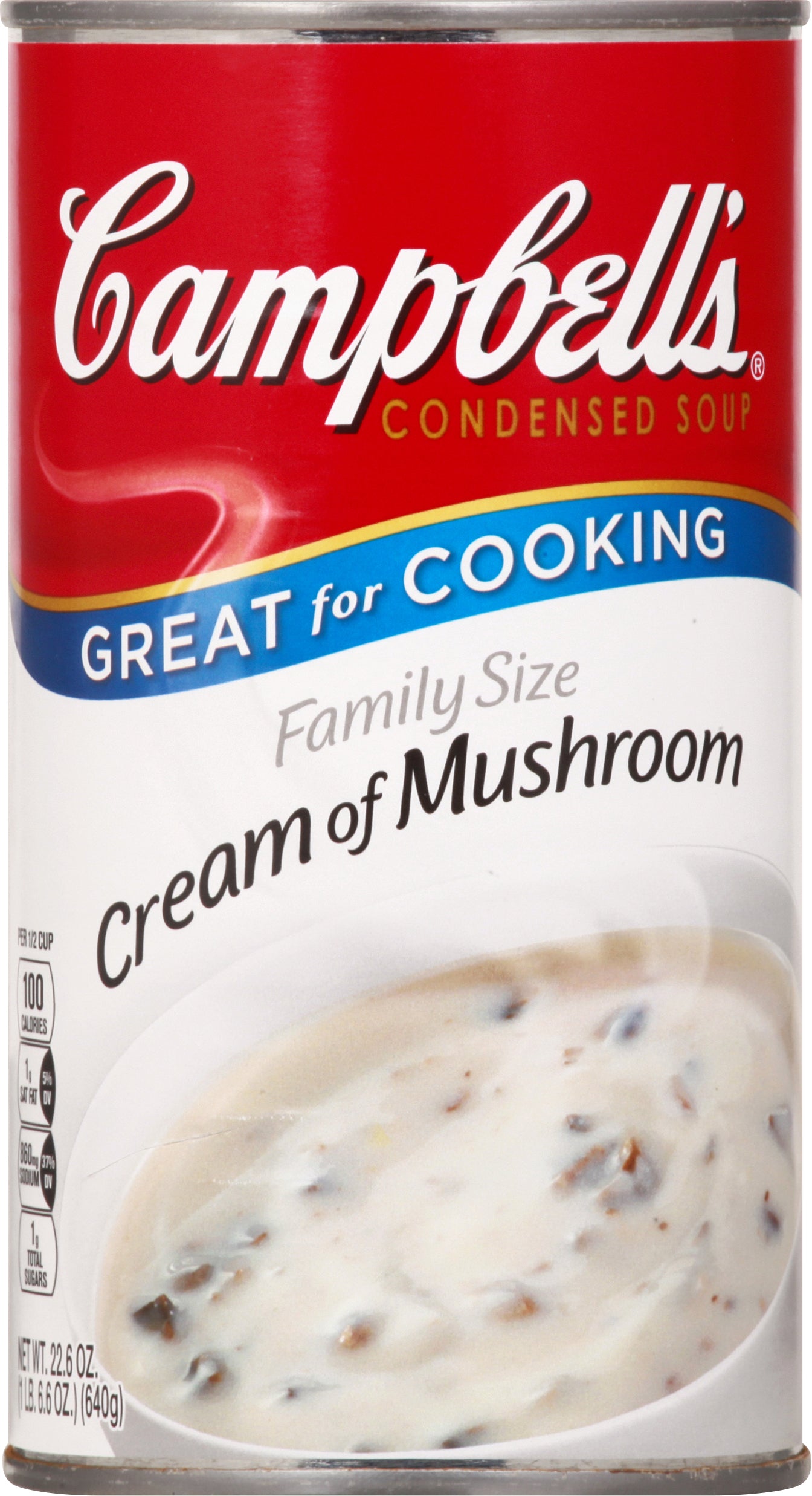 Campbell's Family Size Cream of Mushroom Condensed Soup 22.6 oz
