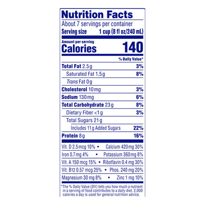 Nesquik Family Size 1% Lowfat Chocolate Milk 56 oz