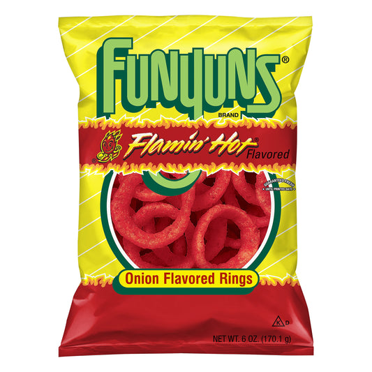 Funyuns Flamin Hot Flavored Onion Rings 6 oz