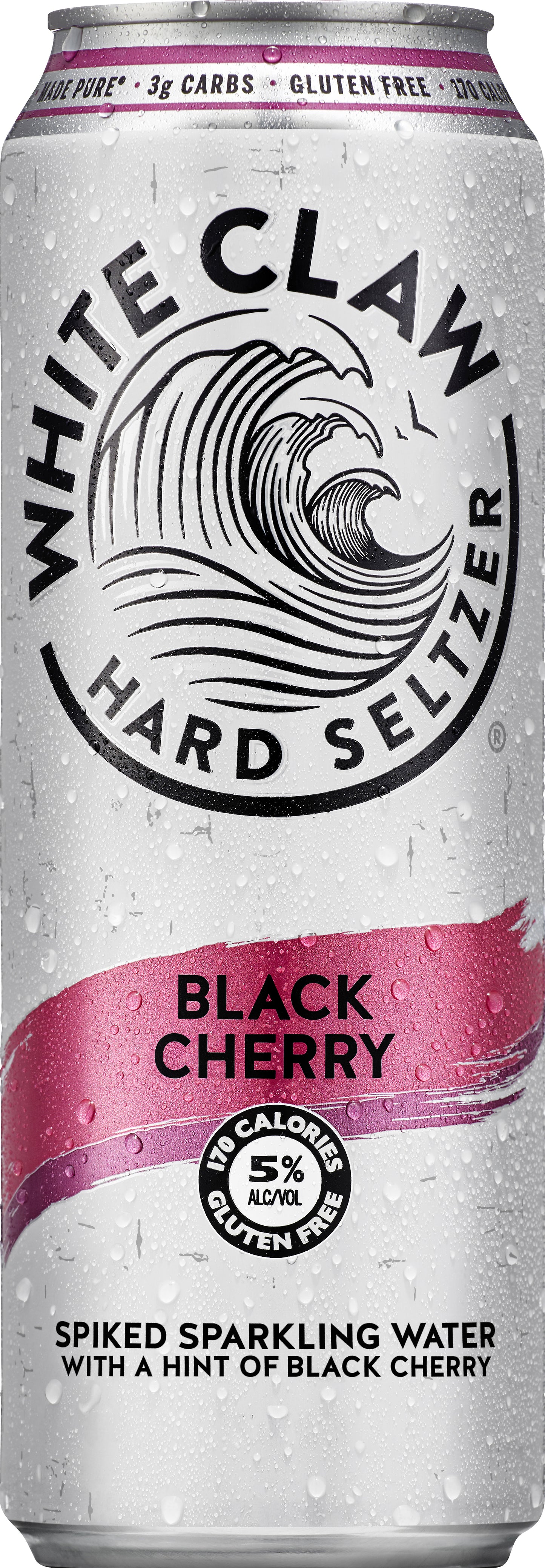 White Claw Black Cherry Hard Seltzer 19.2 oz