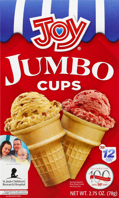Joy Ice Cream Cups 12 ea