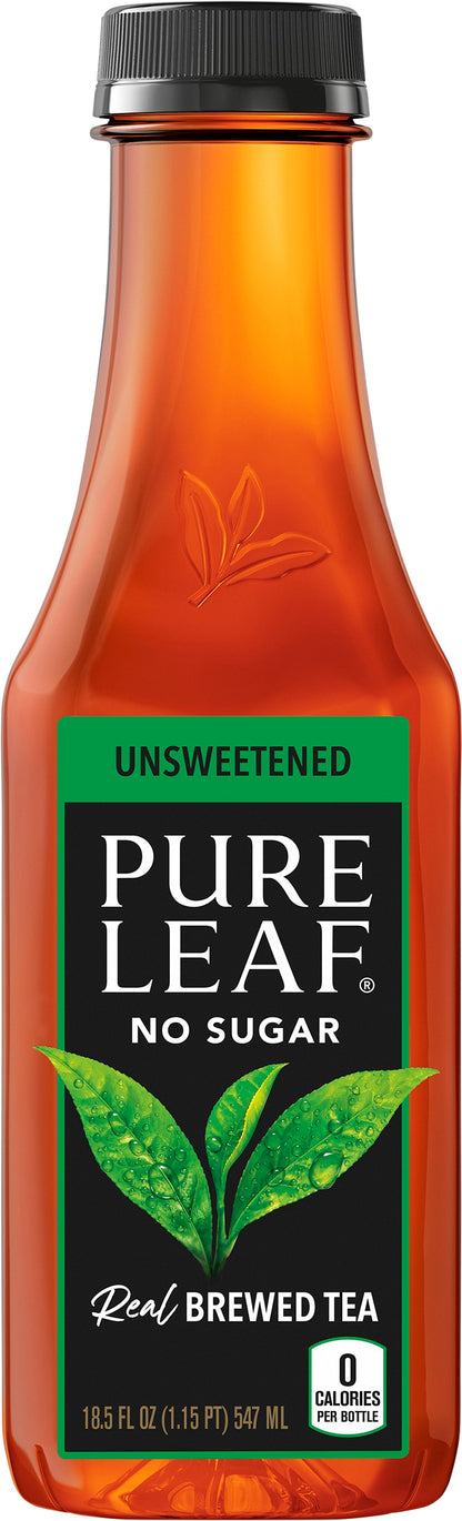 Pure Leaf Unsweetened Black Tea 18.5 fl oz Bottle