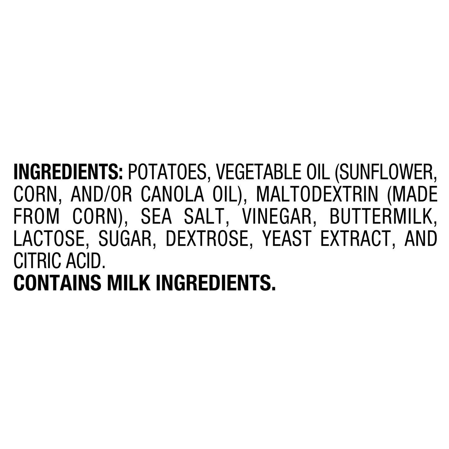 Lay's Kettle Cooked Potato Chips Sea Salt & Vinegar Flavored 8 Oz