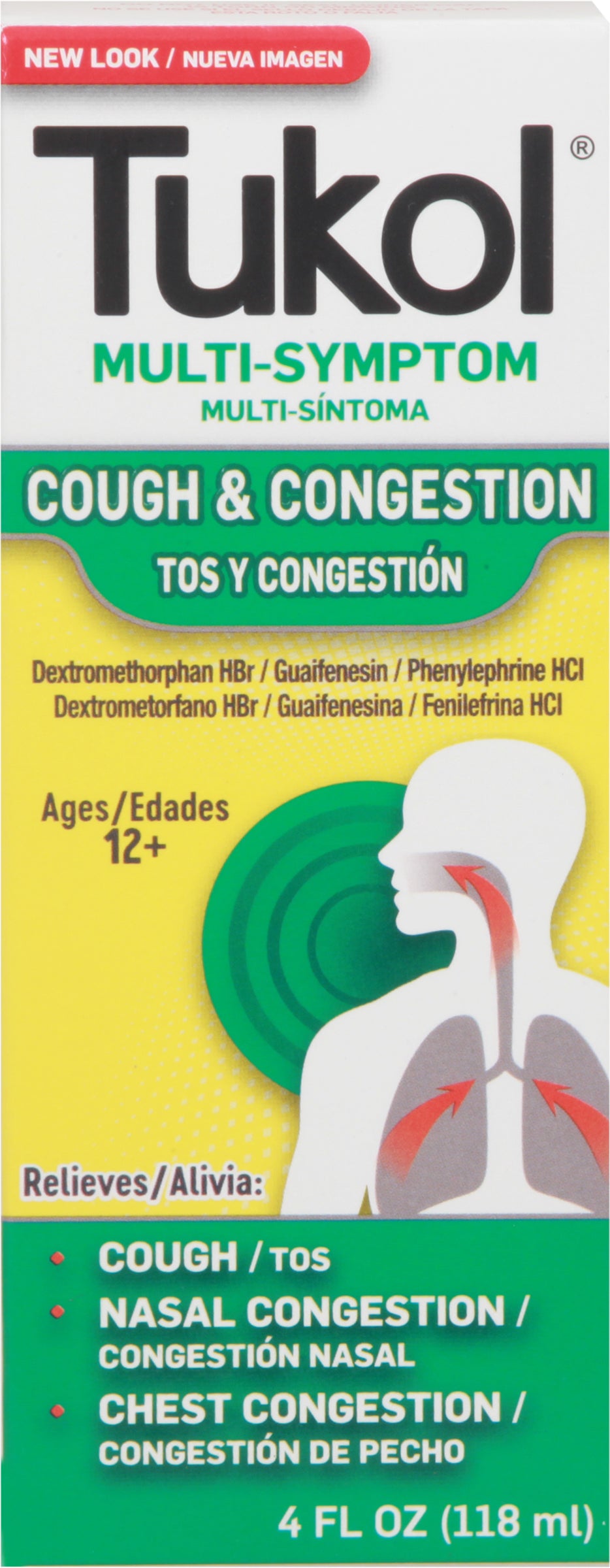 Tukol Ages 12+ Cough & Congestion 4 oz