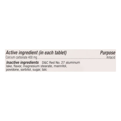 Pepto Kids Bubble Gum Flavor Calcium Carbonate/Antacid 24 Tablets