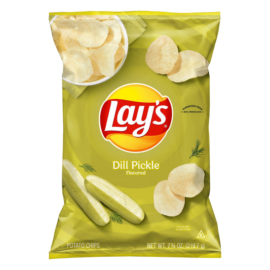 Lay's Dill Pickle Flavored Potato Chips 7.75 oz