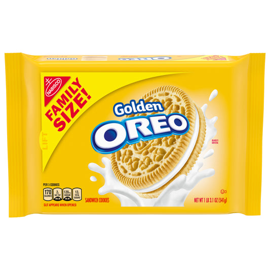 MONDELEZ GLOBAL LLC (SNACKS US) OREO FILM - OREO - GLDN FAM SZE - 19.1Z - 044000033248 - BE-H2R - SA