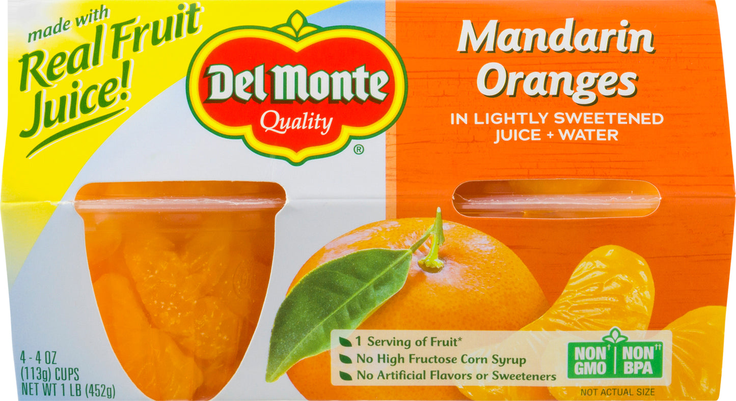 Del Monte Mandarin Oranges 4 ea