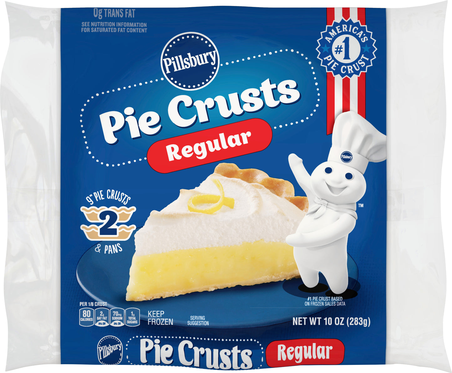 Pillsbury Regular Pie Crusts 2 ea Bag