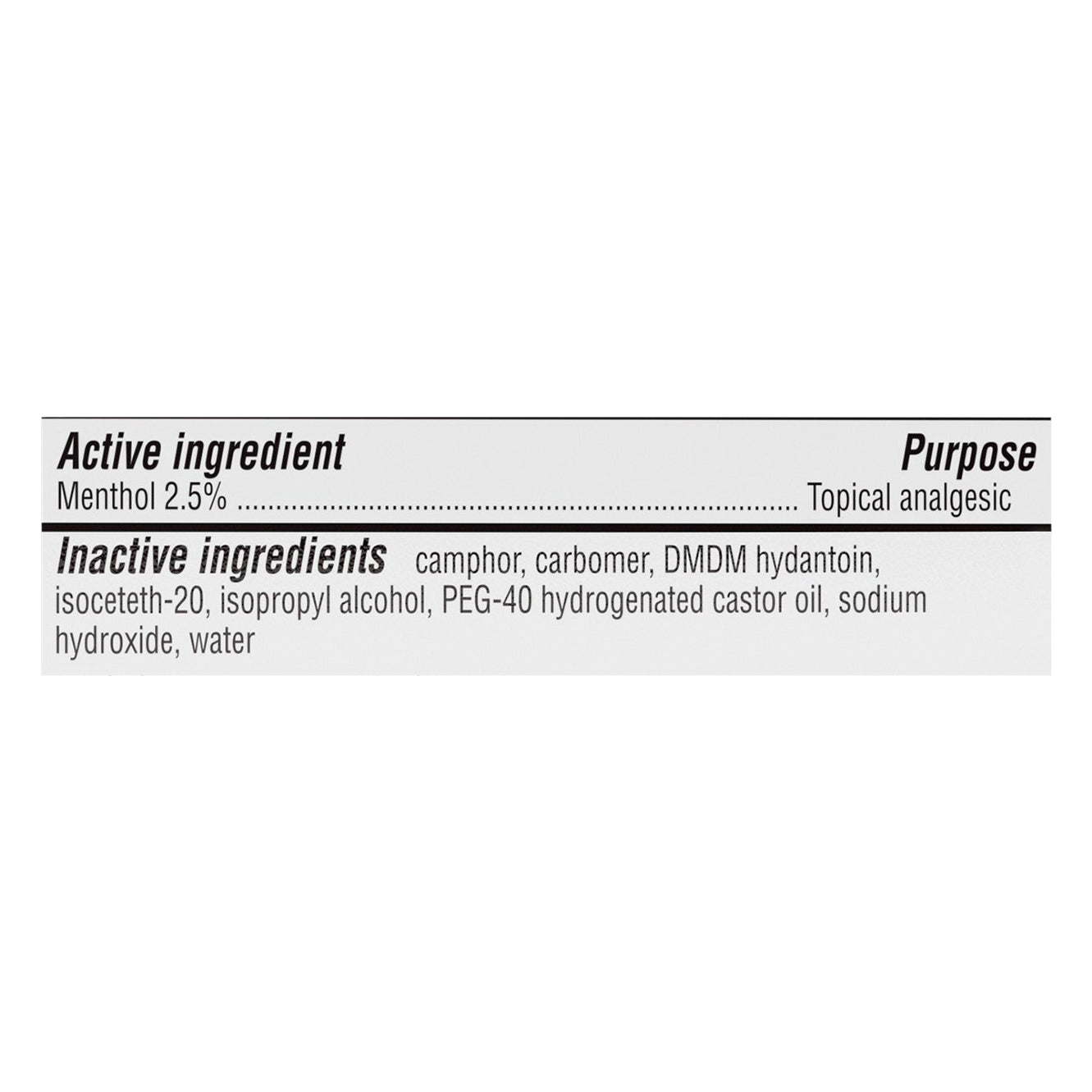 Bengay Menthol 2.5% Vanishing Scent Topical Analgesic Gel 2 oz