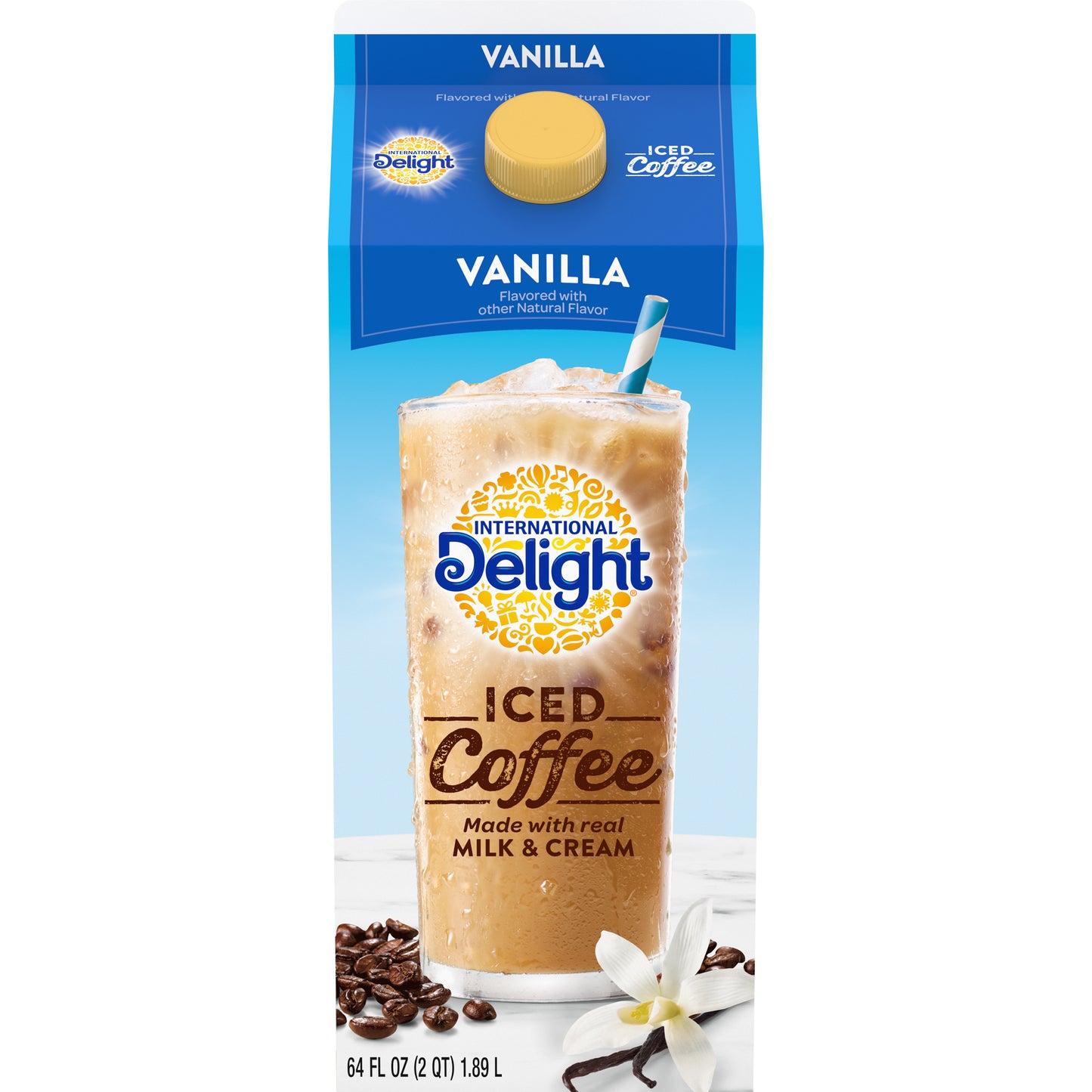 International Delight Vanilla Iced Coffee, 64 Oz.