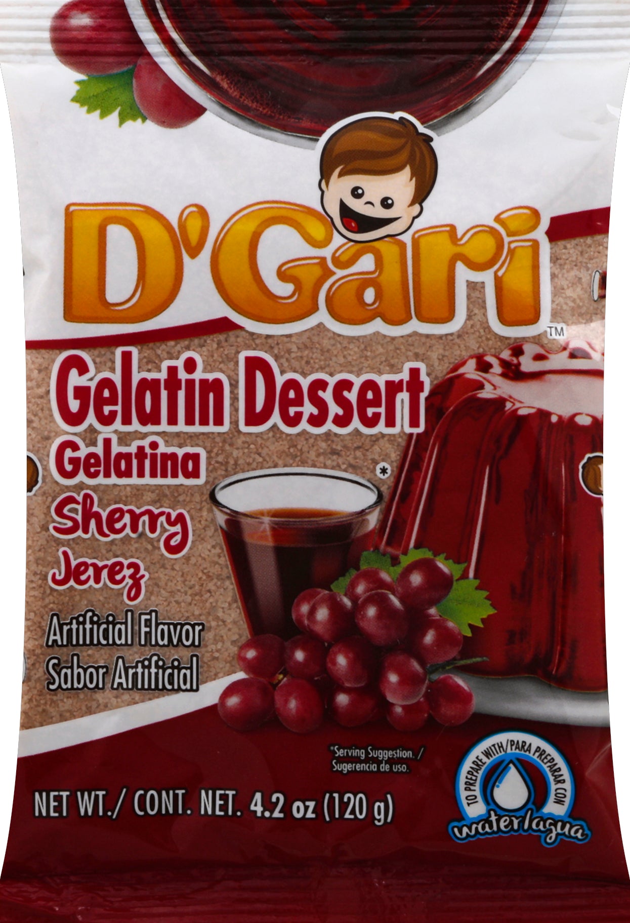 D'Gari Gelatin Dessert 4.2 oz