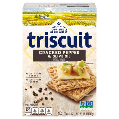 Triscuit Cracked Pepper & Olive Oil Crackers 12.5 oz. Box