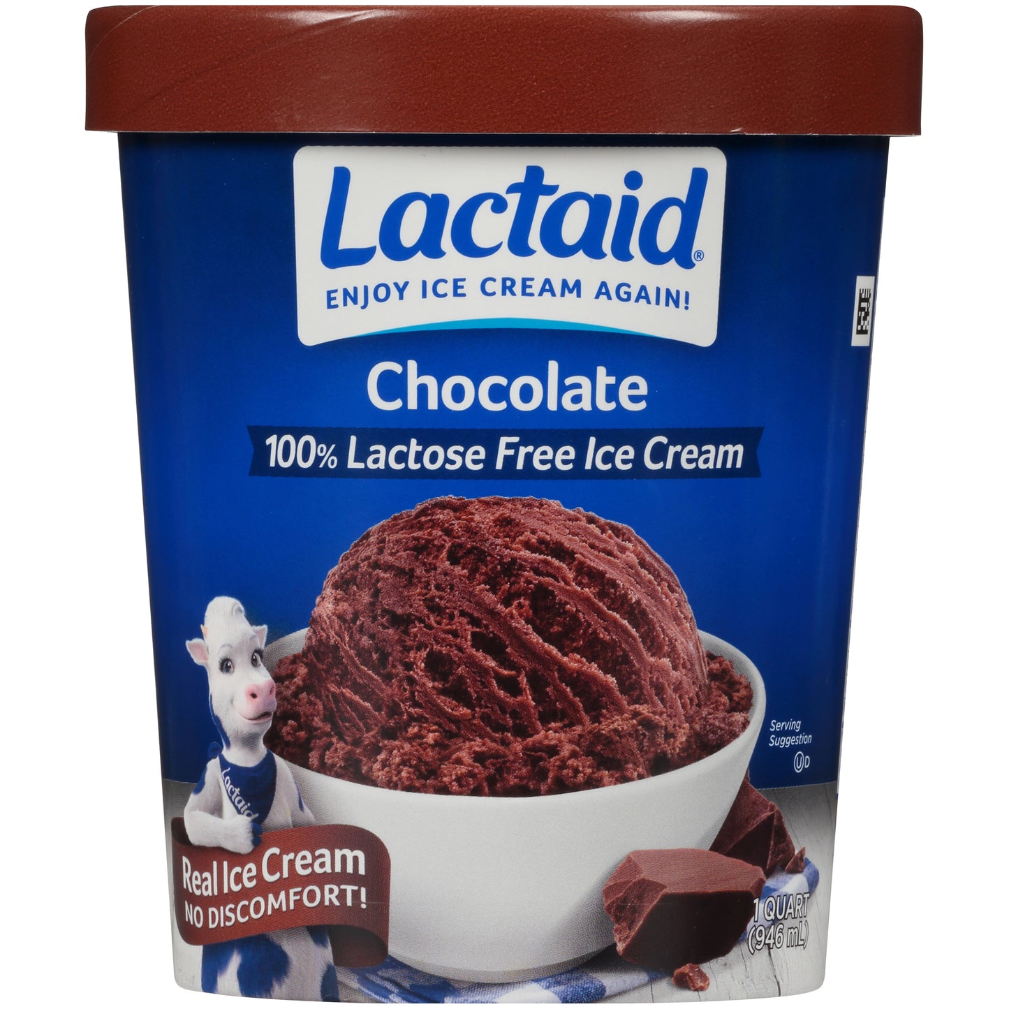 Lactaid® Chocolate 100% Lactose Free Ice Cream 1 qt. Tub