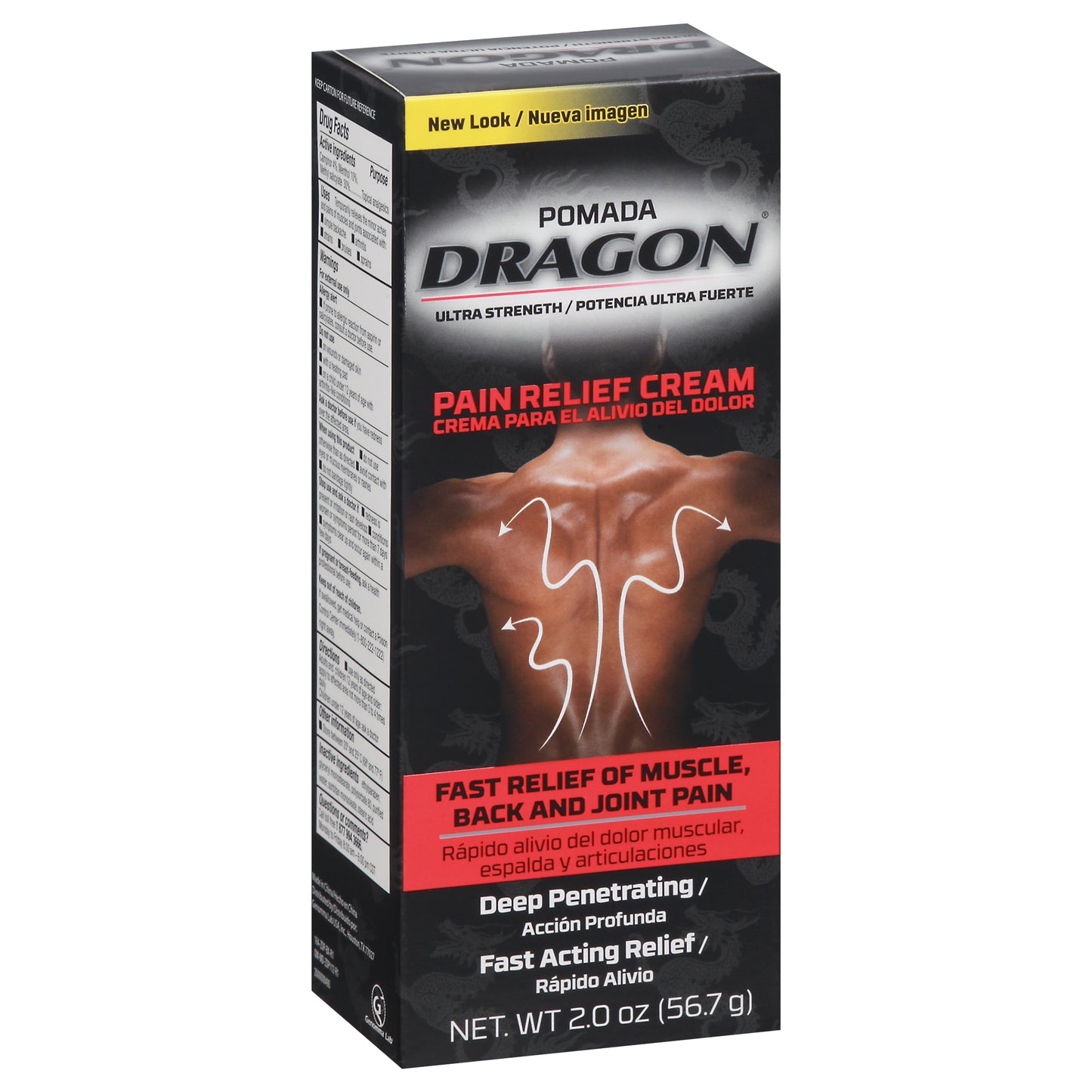 Pomada Dragon Ultra Strength Pain Relief Cream 2 oz