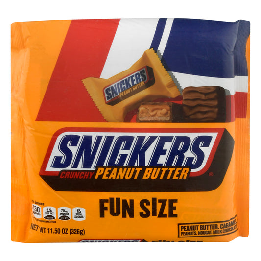 Snickers Fun Size Crunchy Peanut Butter Bar 11.5 oz